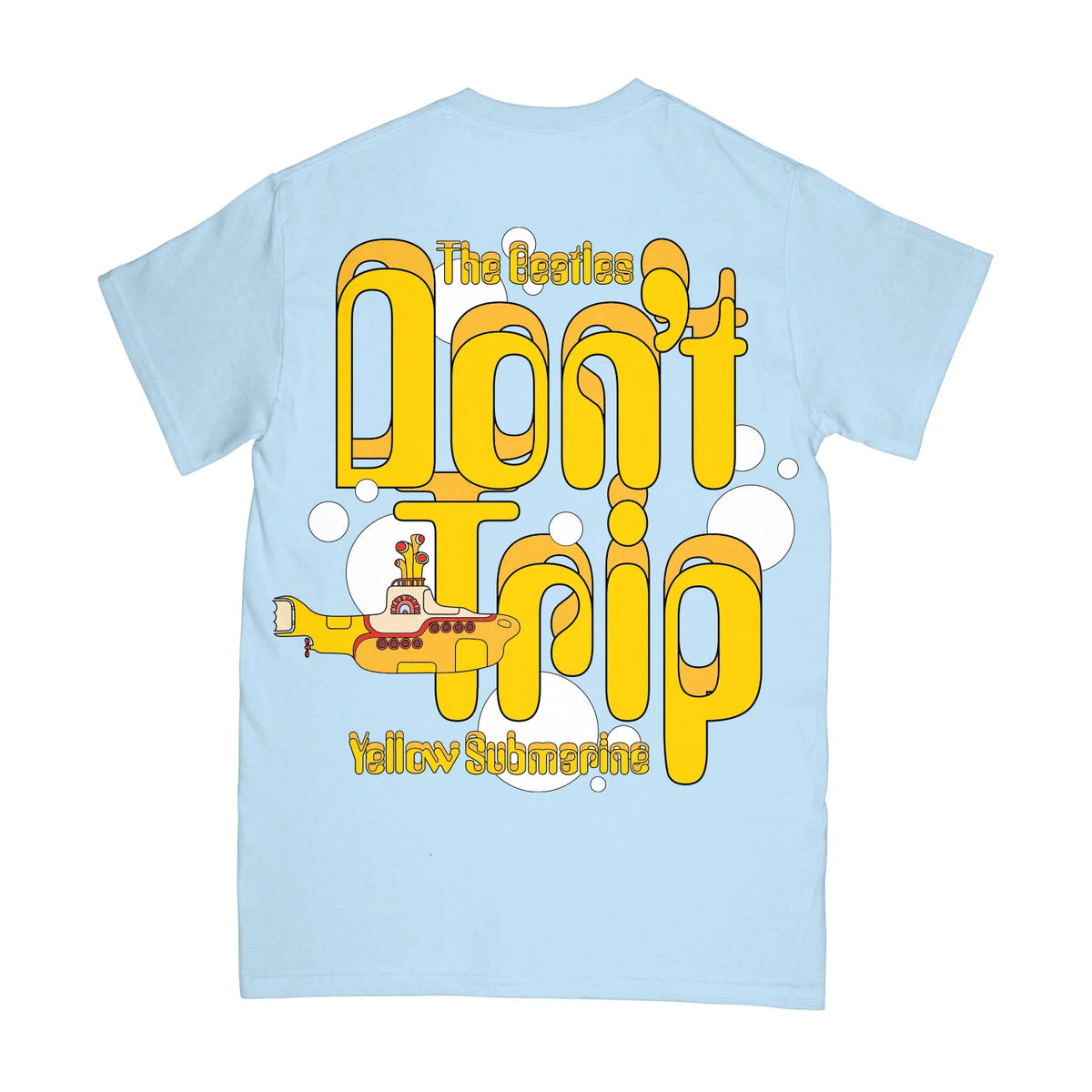 FREE & EASY X THE BEATLES YELLOW SUBMARINE BUBBLES SS TEE - Powder
