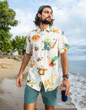 LAND BEFORE FLORAL - 7-SEAS™ BUTTON UP SHIRT (Regular Fit)