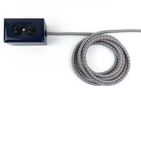 Extō in NAVY BLUE with Grey x Red X Pattern Cord