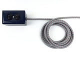 Extō in NAVY BLUE with Grey x Red X Pattern Cord