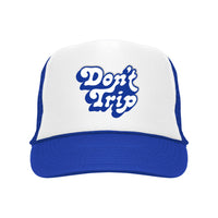 LA Don't Trip 2024 Trucker Hat - White/Royal