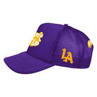 Don't Trip LA Trucker Hat - Purple