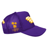 Don't Trip LA Trucker Hat - Purple
