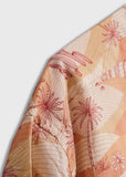 Desert Dreams Short Sleeve Button Up Shirt - Orange