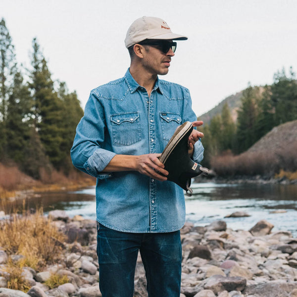 Dust Up Denim Long Sleeve Snap Shirt