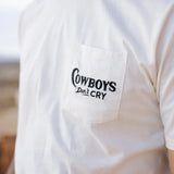 COWBOYS DON'T CRY Tee - White White