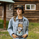 Cowboy Hat - Black/Gold