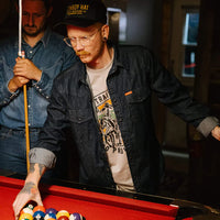 Cowboy Hat - Black/Gold
