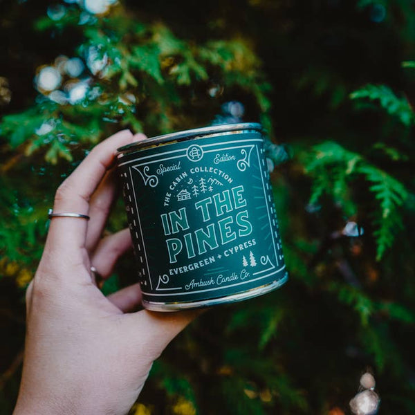 In the Pines | Evergreen + Cypress 8oz Soy Candle
