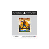 Smokey Bear - Only You Can Prevent Forest Fires (Vinyl Die-cut Sticker, Indoor/Outdoor)