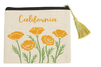 California Poppy Zip Pouch