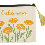 California Poppy Zip Pouch