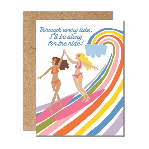 Along for The Ride Surf Card