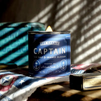 Captain | Sea Salt + Orange Blossom 8oz Soy Candle