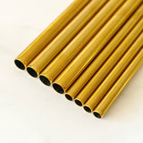 Metal Cocktail Straws - Combo Set - Gold