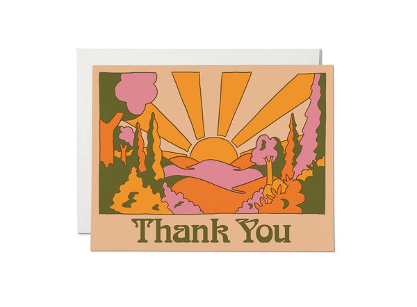 Thank You :: Sunrise Greeting Card