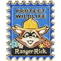 Ranger Rick Postage Stamp Pin
