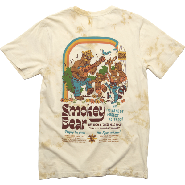 Smokey's Band Vintage Dyed Unisex Short Sleeve Tee