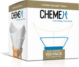 CHEMEX® ☕️ Bonded Filters Pre-Folded WHITE Squares :: FS-100
