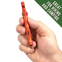 "Fire Starter" Emergency Whistle &amp; Glass Breaker Multifunction Tool