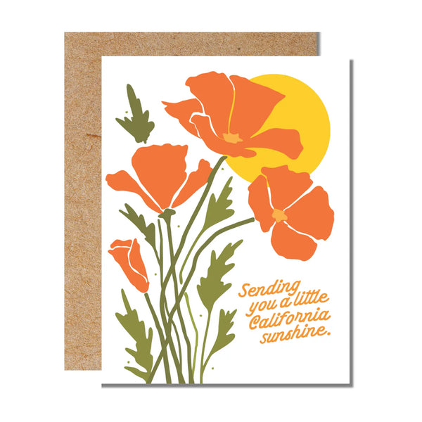 Sending You A Little Love California Sunshine Card