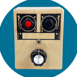 LOOPY LOU | SOUND TOY WITH LOOP SWITCH Hand-Made Wooden Voice Recorder