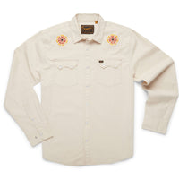 Crosscut Snapshirt : Long Sleeve Shirt :: Beach Blooms