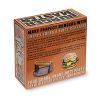 Burger Master Cast Iron Grill Press - Smash Burgers