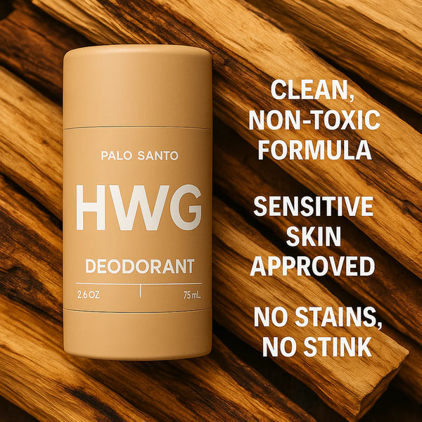 HWG :: Natural Deodorant - Palo Santo Deodorant (2.5 oz)