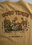 Amigos Pocket Tee - Gold