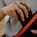 MINI DRYBAG BY GUDO - Black/Fire Red