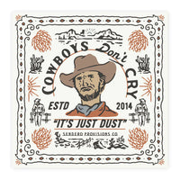 COWBOYS DON'T CRY BANDANA