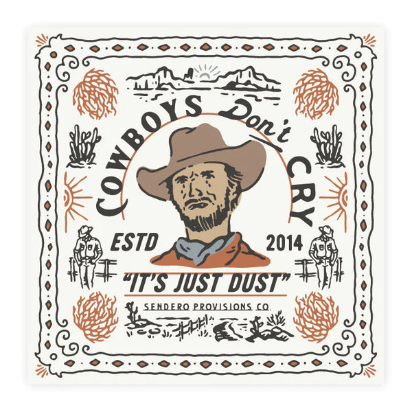 COWBOYS DON'T CRY BANDANA