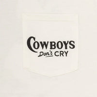 COWBOYS DON'T CRY Tee - White White