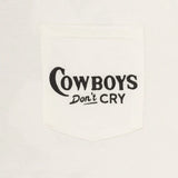 COWBOYS DON'T CRY Tee - White White