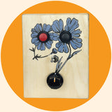 DAISY | SOUND TOY WITH LOOP SWITCH Hand-Made Wooden Voice Recorder