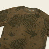 Eleos Fleece Crewneck :: Forest Floor : Frond