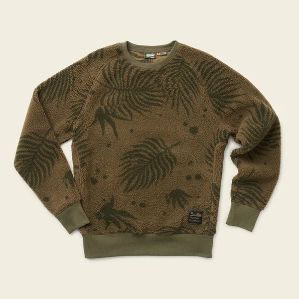 Eleos Fleece Crewneck :: Forest Floor : Frond