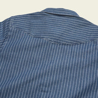 Dust Up Denim Snapshirt - Merle Stripe