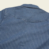 Dust Up Denim Snapshirt - Merle Stripe