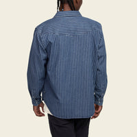 Dust Up Denim Snapshirt - Merle Stripe