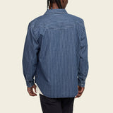 Dust Up Denim Snapshirt - Merle Stripe
