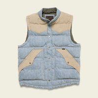 Howler Brothers Rounder Vest - Sky Denim / Dirt