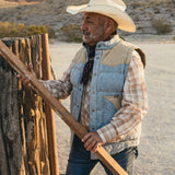 Howler Brothers Rounder Vest - Sky Denim / Dirt