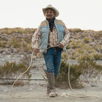 Howler Brothers Rounder Vest - Sky Denim / Dirt