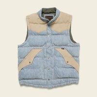 Howler Brothers Rounder Vest - Sky Denim / Dirt