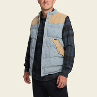 Howler Brothers Rounder Vest - Sky Denim / Dirt