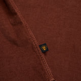 Banning Corduroy Snapshirt - Mink Brown