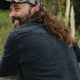 Dust Up Denim Snapshirt - Morrison Black Wash