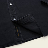 Dust Up Denim Snapshirt - Morrison Black Wash